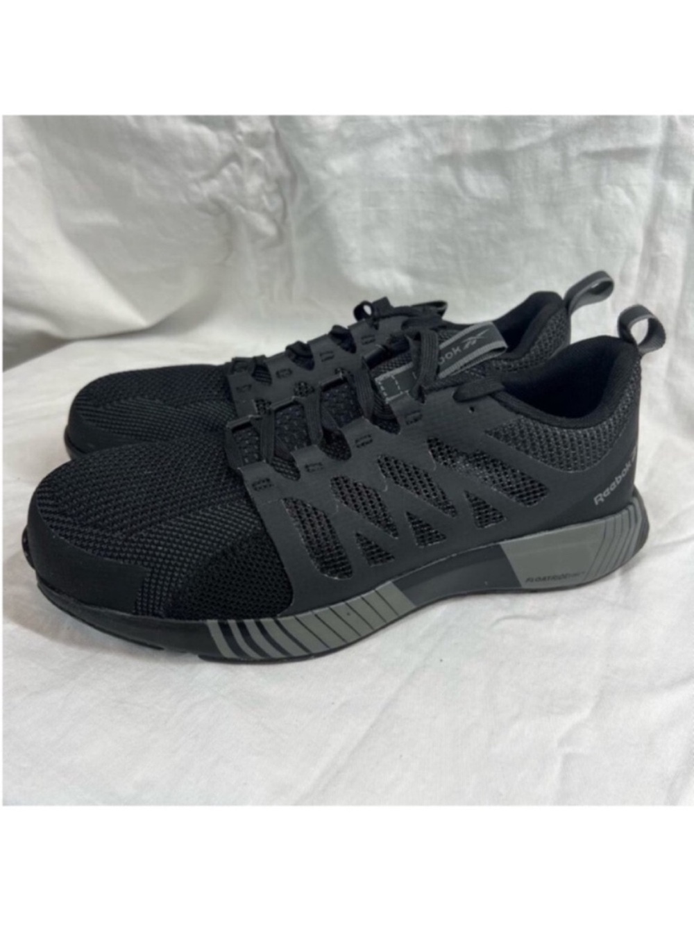 Reebok UNISEX ASTM memory tech cushion fusion flex weave work shoes safety toe